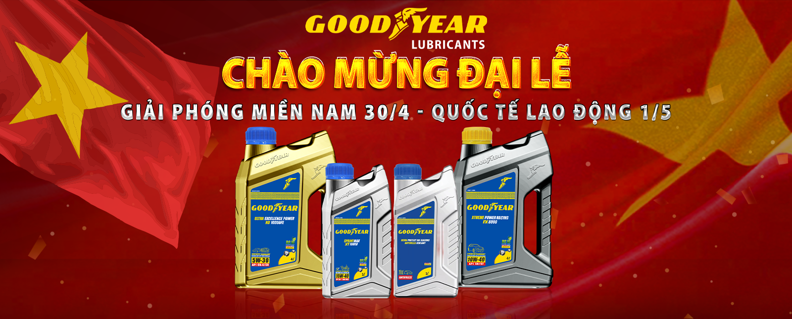 CHÀO MỪNG ĐẠI LỄ CÙNG GOODYEAR
